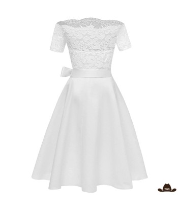 Robe Blanche Cowboy s'inspire de l'anatomie humaine