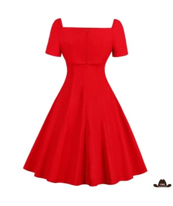 Robe Western Froufrous Rouge et Noire suggérées chez