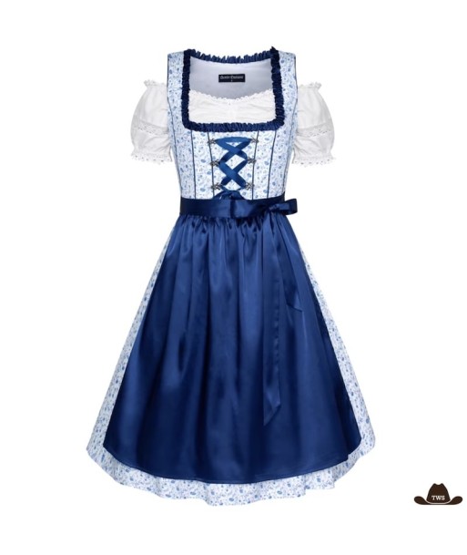 Robe Western Bleue en stock