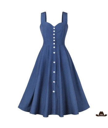 Robe Longue Bleu Western chez Cornerstreet bien 