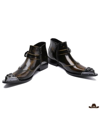 Bottines Cowboy Marron à prix réduit toute l'année