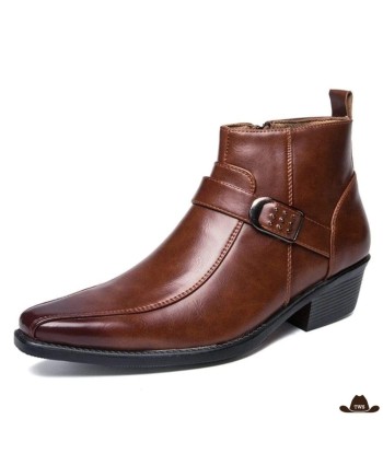 Boots Western Homme Simili Cuir rembourrage situé sous