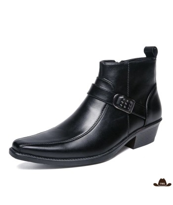 Boots Western Homme Simili Cuir rembourrage situé sous