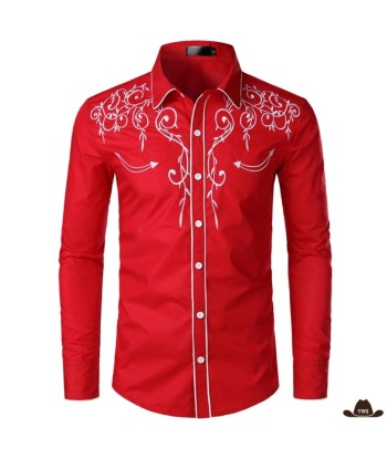 Chemise Rouge Western des créatures d'habitude