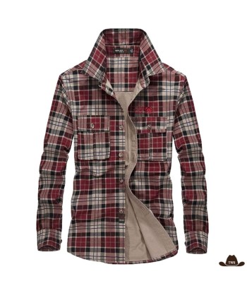 Chemise Cowboy Carreaux Fondus pour Homme JUSQU'A -70%! 