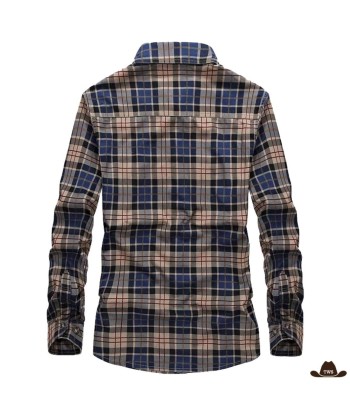 Chemise Cowboy Carreaux Fondus pour Homme JUSQU'A -70%! 