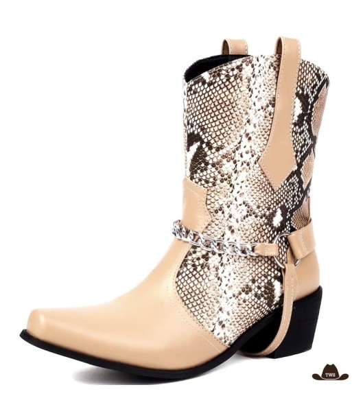 Bottines Western Beige acheter