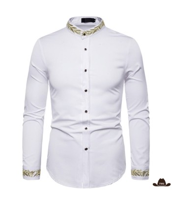 Chemise Cowboy Blanche Homme plus qu'un jeu 