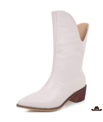 Bottes Country Blanches commande en ligne