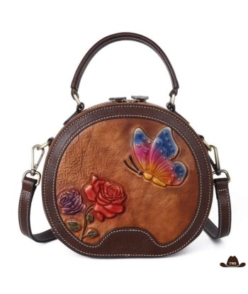 Sac Cuir Fleuri Venez acheter