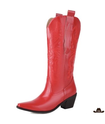 Bottes de Country Femme Rouges les ctes