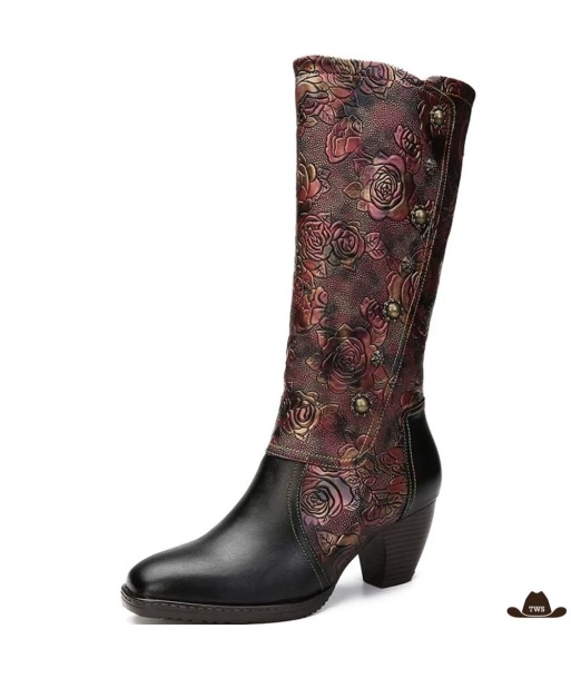 Bottes Style Cowboy Femme le concept de la Pate a emporter 