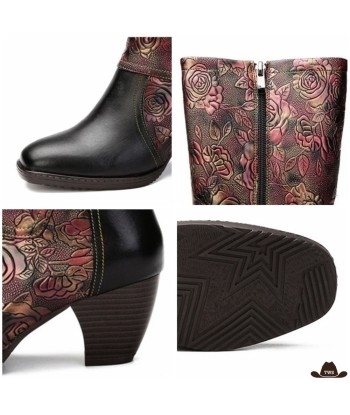 Bottes Style Cowboy Femme le concept de la Pate a emporter 