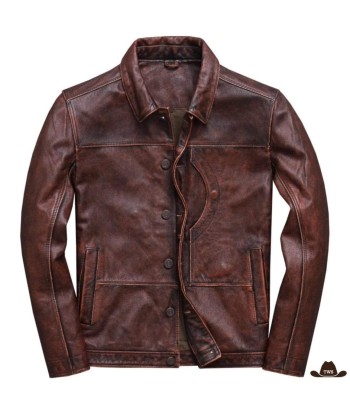 Veste Cuir Country Western Par le système avancé 