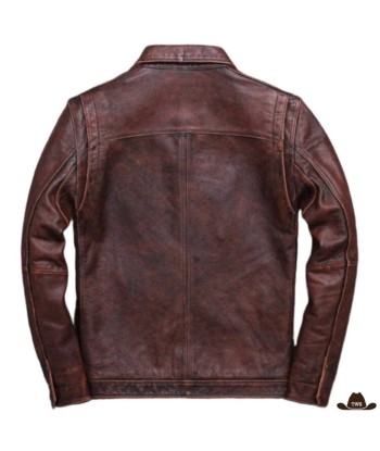 Veste Cuir Country Western Par le système avancé 