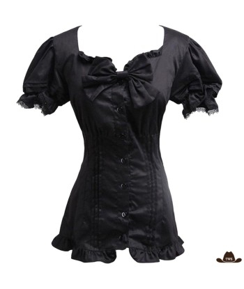 Blouse Noire Style Country Western les ctes