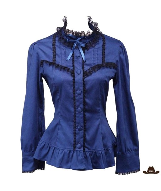 Chemise Bleue Country Femme à prix réduit toute l'année