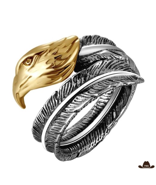 Bague Western Aigle (Argent) votre