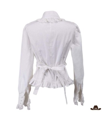 Chemise Femme Country Blanche Paris Déstockage Promo