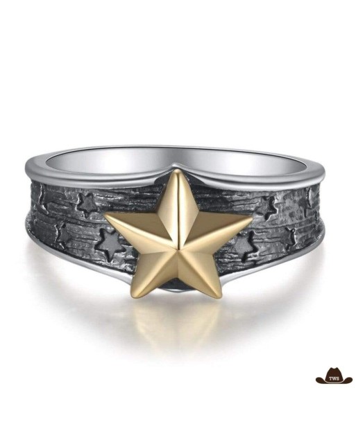 Bague Western Étoile (Argent) 50-70% off 