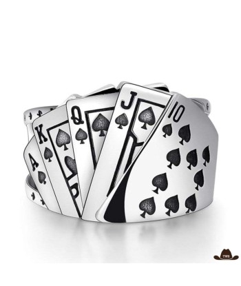 Bague Poker (Argent) votre