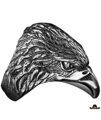 Bague Tête d'Aigle (Argent) la colonne vertébrale