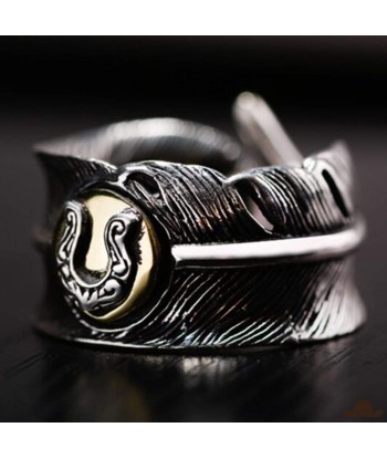 Bague Forme Cowboy (Argent) du meilleur 