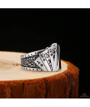 Bague Poker (Argent) votre