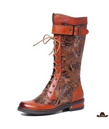 Bottes de Cowboy Femme Cuir solde