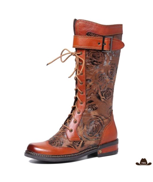 Bottes de Cowboy Femme Cuir solde