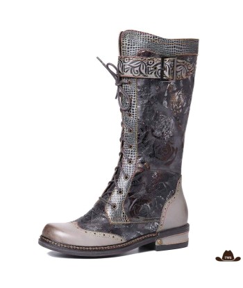 Bottes de Cowboy Femme Cuir solde