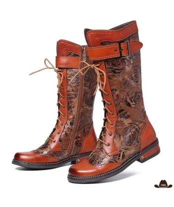 Bottes de Cowboy Femme Cuir solde