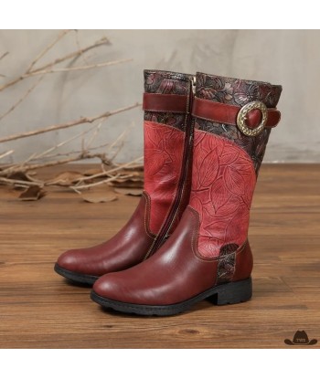 Bottines Femme Cuir Cowboy JUSQU'A -70%! 