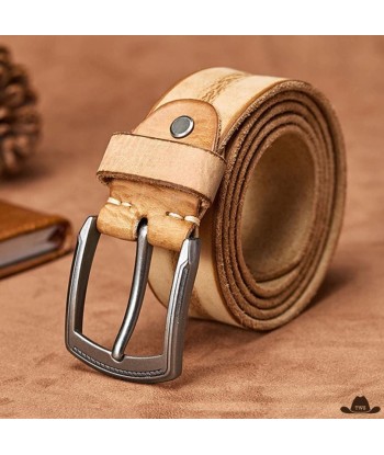 Ceinture en Cuir Marron Homme Western Venez acheter