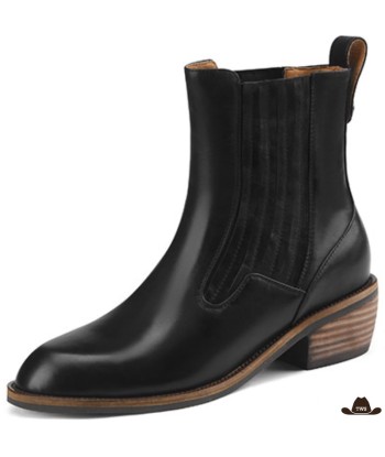 Bottines Talon Style Cowboy Femme Fin de série