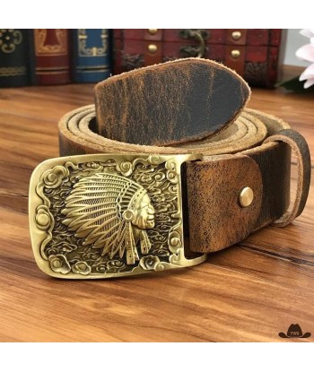 Ceinture Épaisse en Cuir Pour Homme Cowboy 50% de réduction en Octobre 2024