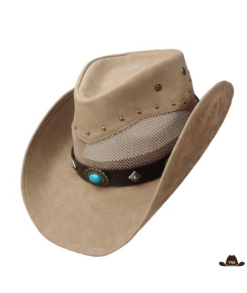 Chapeau Western Cuir Femme solde