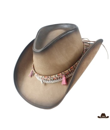 Chapeau de Cowboy Femme Cuir chez Cornerstreet bien 