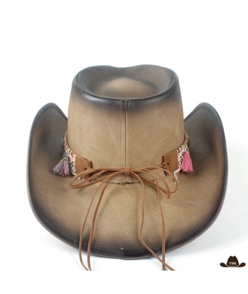 Chapeau de Cowboy Femme Cuir chez Cornerstreet bien 