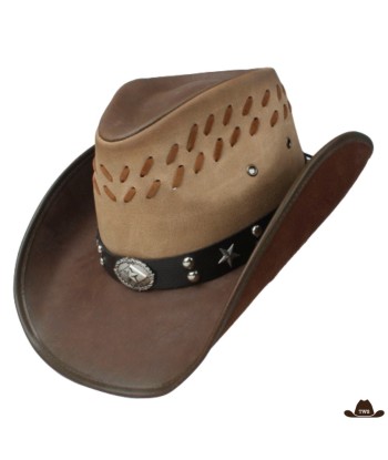 Chapeau de Cowboy Cuir Marron votre restaurant rapide dans 