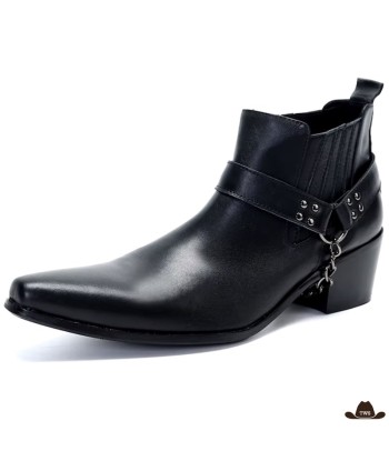 Bottines Hommes Cowboy Cuir Livraison rapide