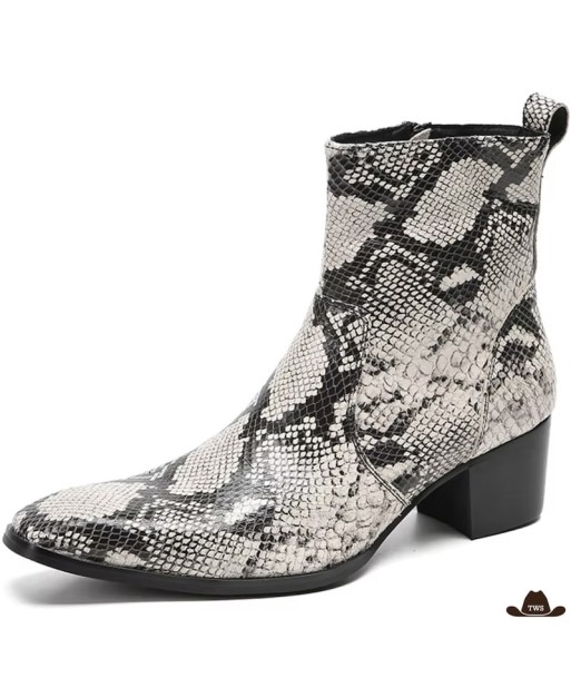 Bottines Cowboy Serpent basket pas cher