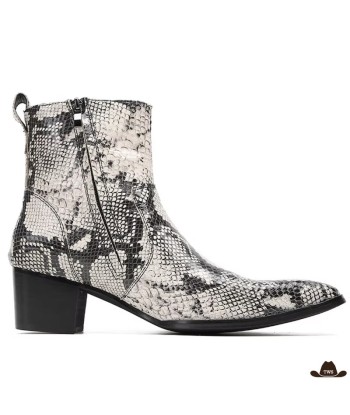 Bottines Cowboy Serpent basket pas cher