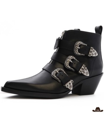 Bottines Avec Boucles Western shop