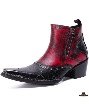 Bottines Hommes Boots Style Cowboy ou a consommer sur place