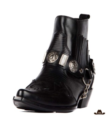 Bottines Cowboy Homme Biker paiement sécurisé