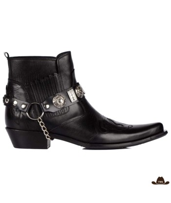 Bottines Cowboy Homme Biker paiement sécurisé