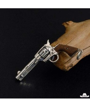 Collier Western Revolver (Argent) Profitez des Offres !