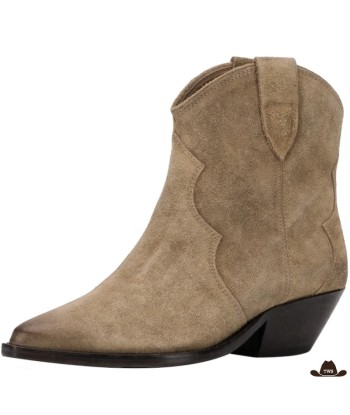 Bottines Cowboy Femme Daim 50% de réduction en Octobre 2024