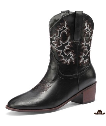 Bottines Cowboy Talon Marron Les êtres humains sont 